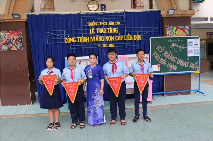Hình ảnh các tiết học sáng tạo tại Trường THCS Tân Tạo