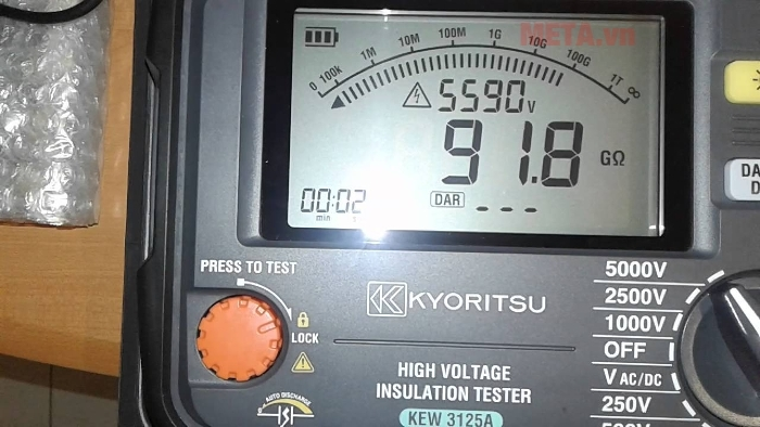 Máy đo điện trở cách điện Kyoritsu 3125A