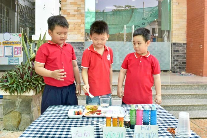 Hoạt động vui chơi ngoài trời tại Trường Mầm Non Cát Tường