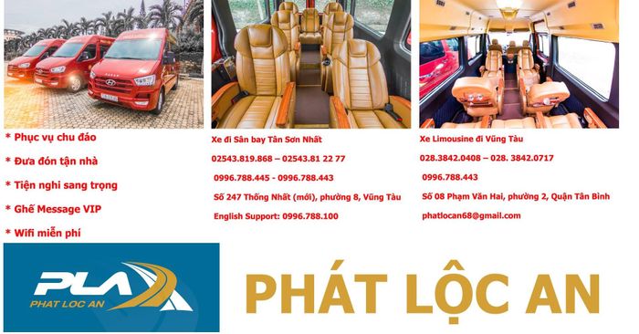 Hình ảnh nội thất cao cấp xe Phát Lộc An