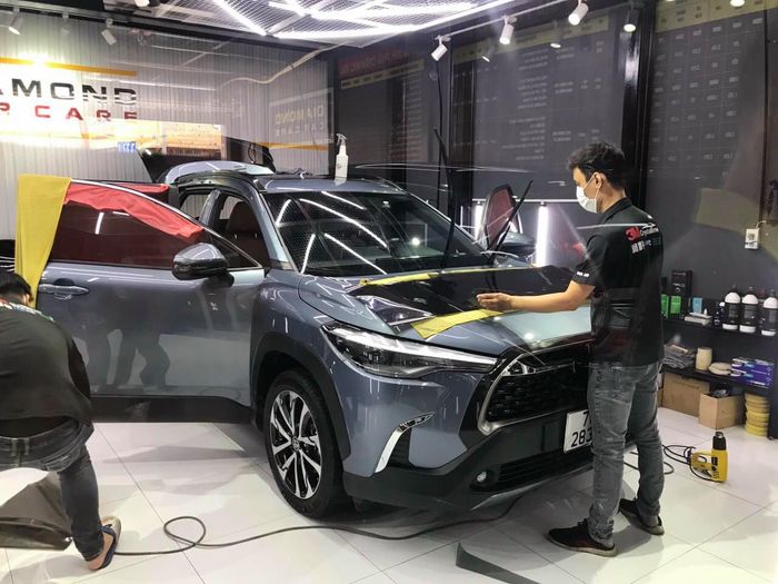 Hình ảnh thực tế khóa đào tạo tại Diamond Car Care