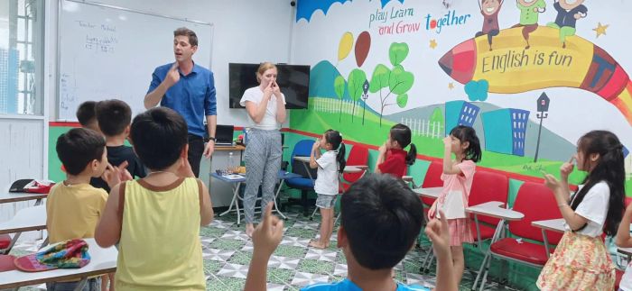 Không gian học tập hiện đại tại Trung Tâm Anh Ngữ Hello