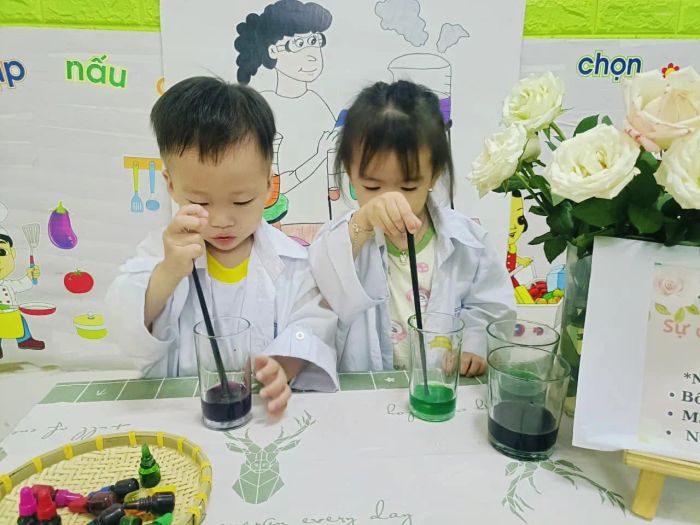 Hoạt động vui chơi sáng tạo tại Trường Mầm Non ABC