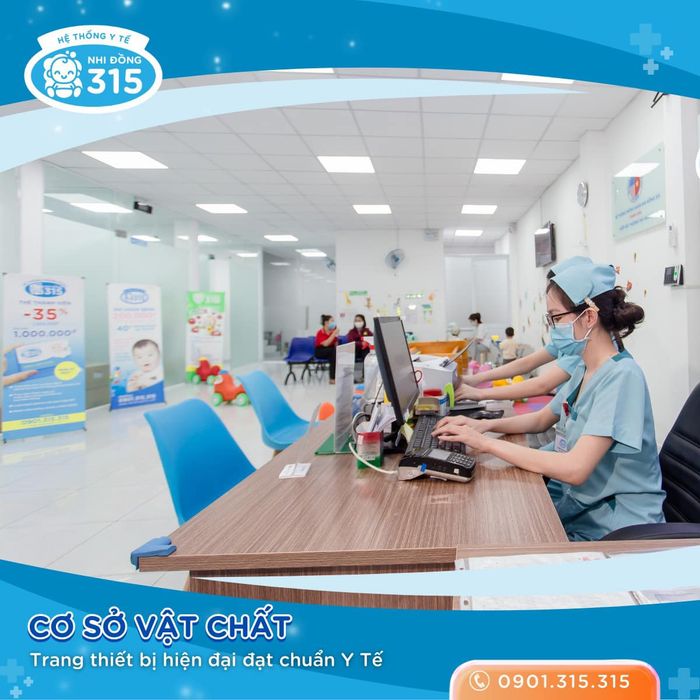 Hình ảnh không gian khám bệnh tại Phòng khám Nhi Đồng 315