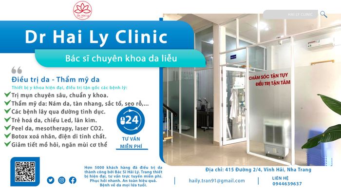 Không gian hiện đại tại phòng khám BS Hải Lý