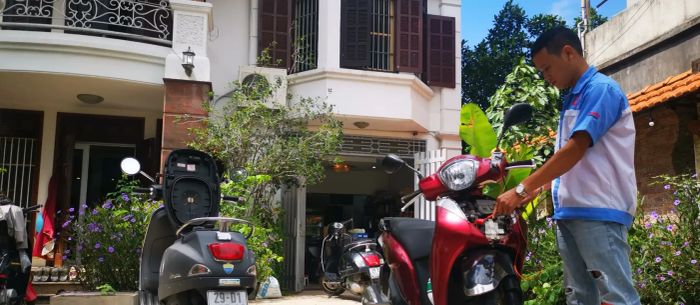 Hình ảnh minh họa dịch vụ cứu hộ xe máy chuyên nghiệp
