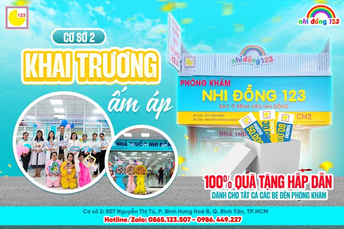 Hình ảnh thực tế Phòng Khám Nhi Đồng 123 - Cơ sở vật chất hiện đại