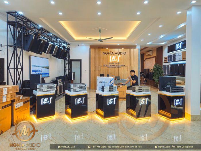 Showroom hiện đại tại Nghĩa Audio