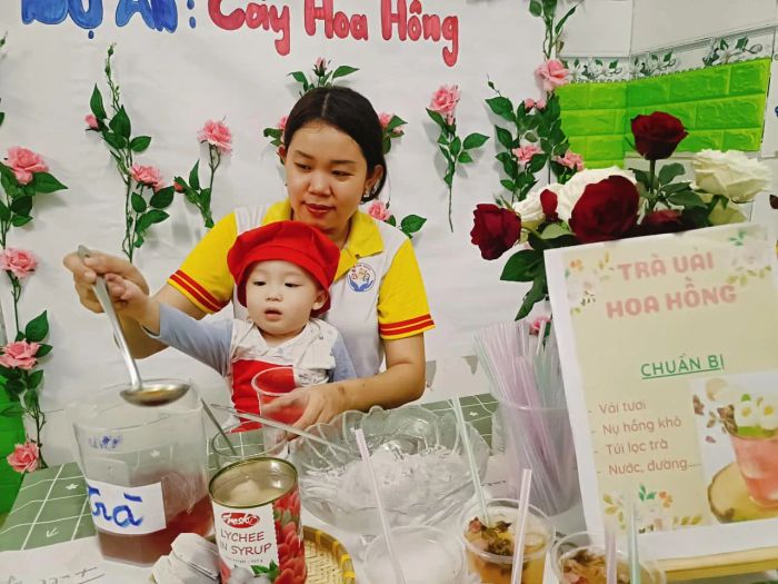 Góc học tập đầy cảm hứng tại Trường Mầm Non ABC