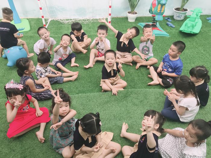 Không gian học tập đầy màu sắc tại Happy Kids