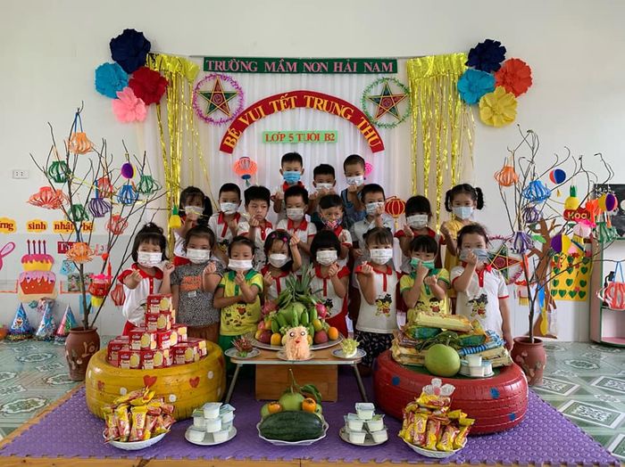 Hoạt động vui chơi sáng tạo tại Trường Mầm non Hải Nam