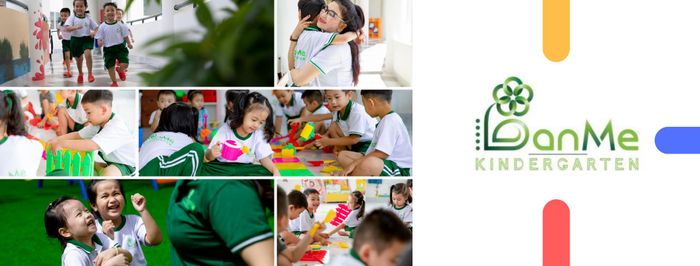 Khuôn viên xanh mát tại Trường Mầm Non Ban Mê