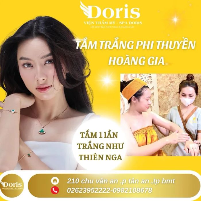 Phòng trị liệu tiêu chuẩn 5 sao tại Spa Doris