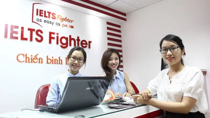 Không gian học tập hiện đại tại IELTS Fighter Gò Vấp
