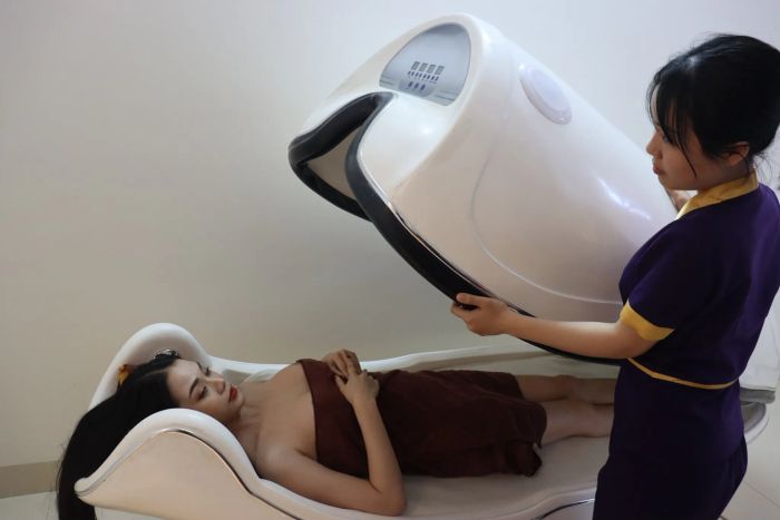 Không gian sang trọng tại Vạn Mỹ Spa