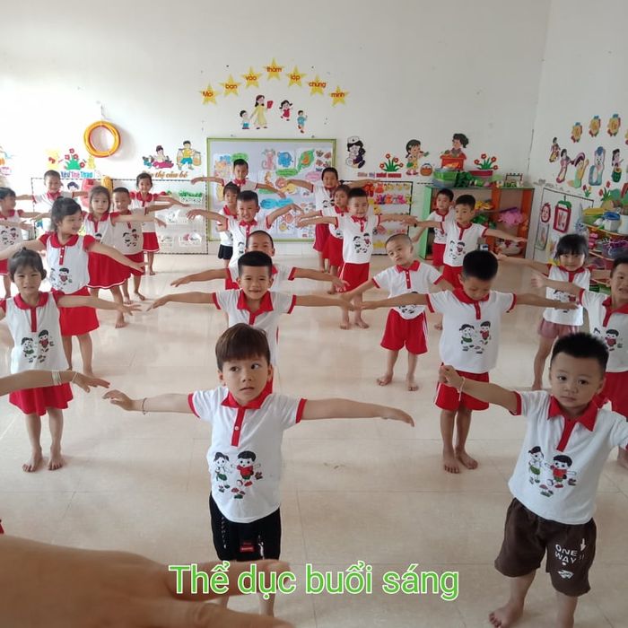 Không gian vui chơi sáng tạo tại Trường Mầm non Hải Lý