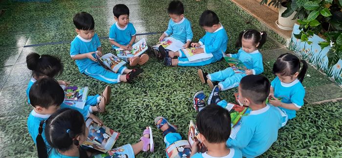 Không gian học tập đầy màu sắc tại Trường Mầm non Sơn Ca Bảo Lộc