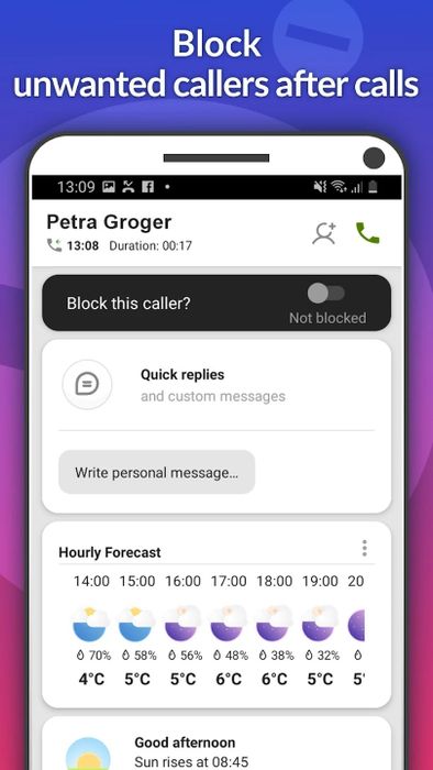 Hình ảnh minh họa Call Blocker - Giao diện thân thiện (Ảnh 2)