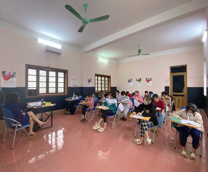 Hình ảnh sinh động về môi trường học tập tại Trung Tâm Ngoại Ngữ KIWI CENTER