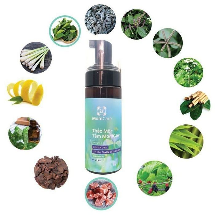 Hình ảnh sản phẩm sữa tắm thảo mộc Momcare cho mẹ bầu