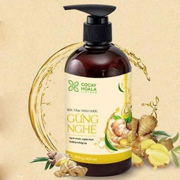 Hình ảnh sản phẩm sữa tắm thảo dược Gừng Nghệ cho mẹ bầu