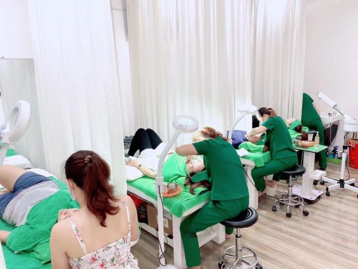 Không gian sang trọng và hiện đại tại Hoa Chương Spa