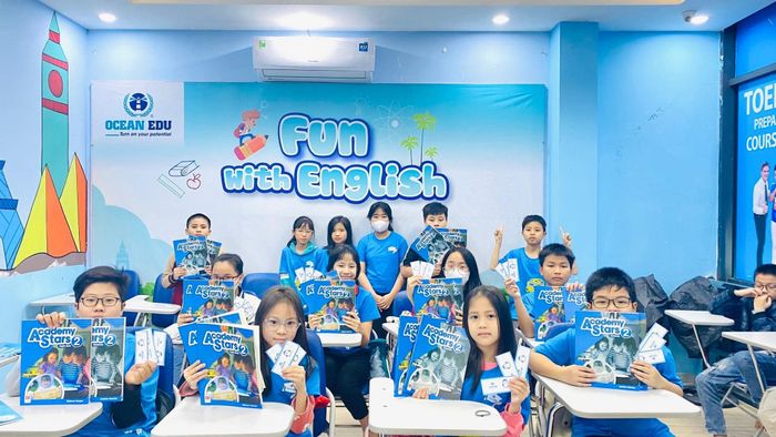 Hình ảnh lớp học tiêu chuẩn quốc tế tại Ocean Edu