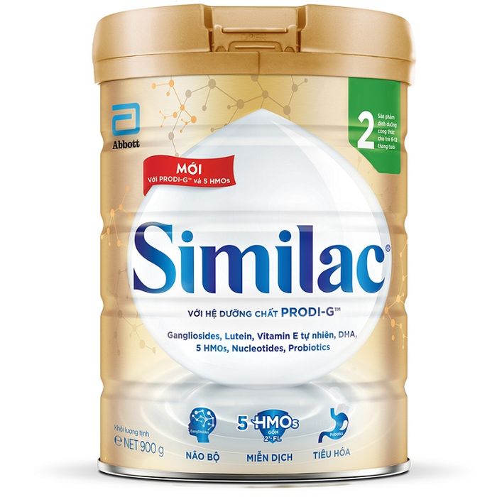 Hình ảnh chính thức Sữa Similac IQ 2 - Thiết kế hộp cam đặc trưng