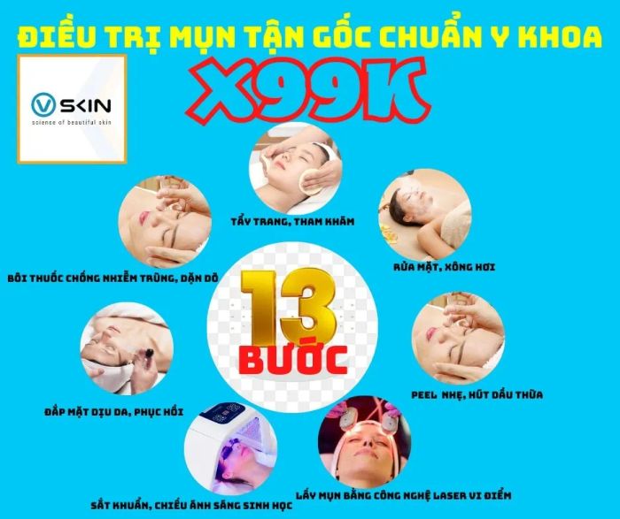 Hình ảnh không gian sang trọng tại Vskin Spa & Clinic