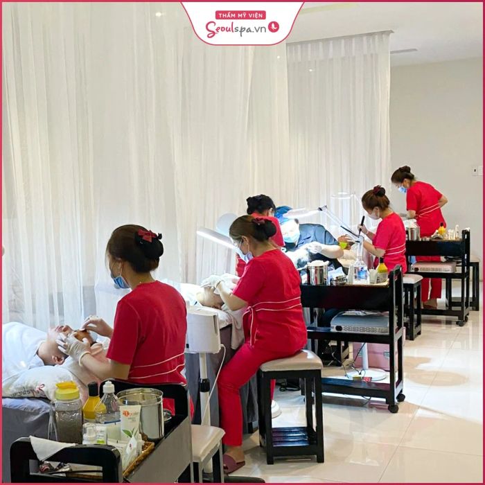 Hình ảnh không gian điều trị tại Thẩm Mỹ Viện SeoulSpa