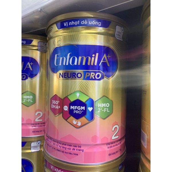 Hình ảnh thực tế Sữa Enfamil A+ NeuroPro Số 2 - Thiết kế hộp tím đặc trưng