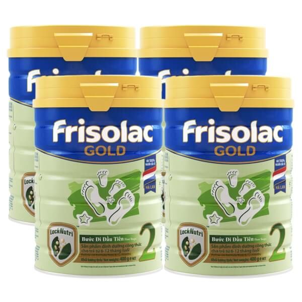 Ảnh thực tế Sữa Frisolac Gold Pro Số 2 - Bao bì chính hãng với mã TrackEasy