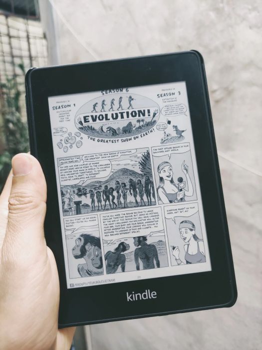 Không gian trưng bày ấn tượng tại Kindle Store