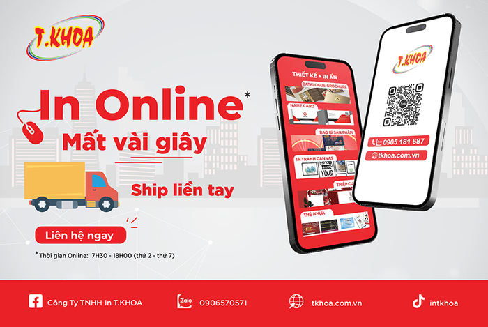 Hình ảnh thực tế sản phẩm từ In Trùng Khoa