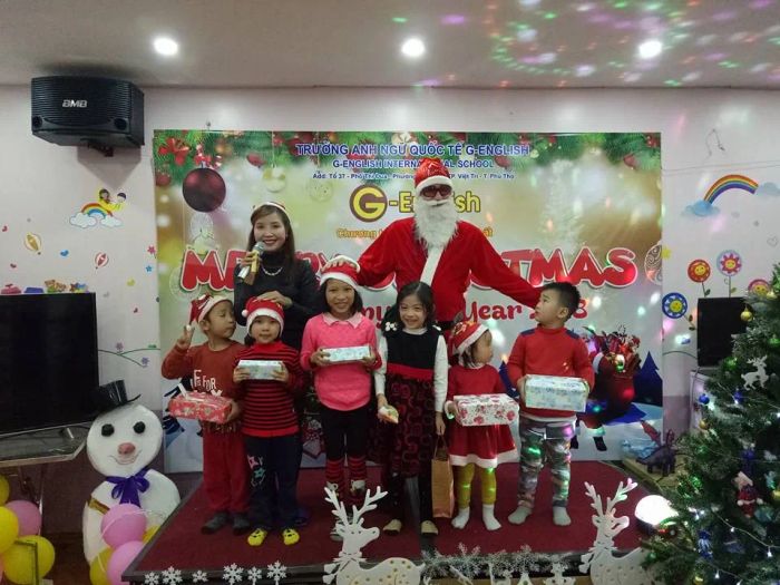 Hình ảnh lớp học sinh động tại Học viện G-School