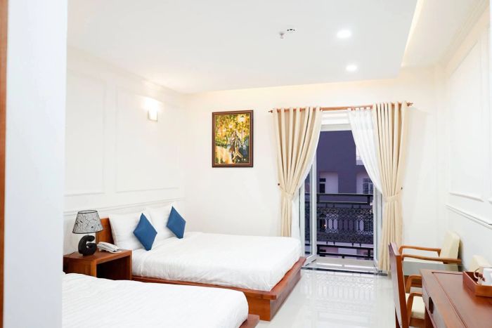 Phòng nghỉ tiện nghi tại Khách sạn Hapyson Long Khánh