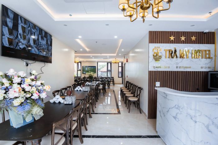 Không gian tiệc cưới sang trọng tại Khách Sạn Trà My