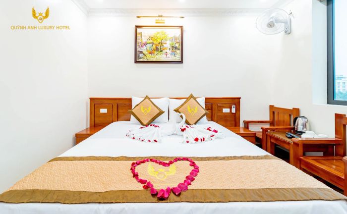 Không gian sang trọng tại Quỳnh Anh Luxury Hotel