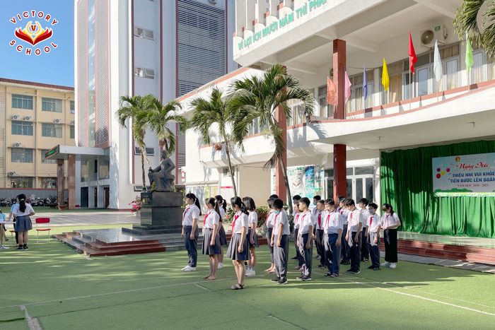 Hình ảnh lớp học hiện đại tại Hệ thống Giáo dục Victory