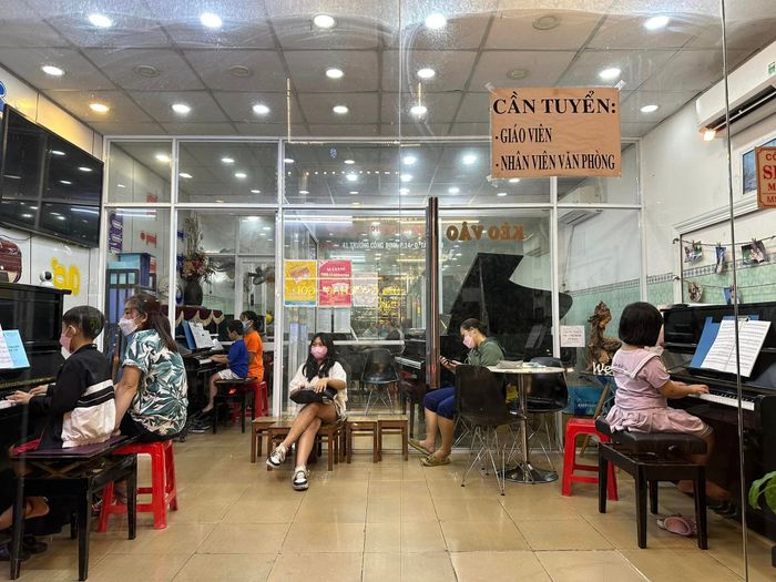 Không gian học tập đạt chuẩn tại Si Giáng music school