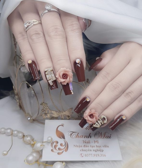 Không gian ấm cúng và những tác phẩm nail nghệ thuật tại Thanh Mai Nail