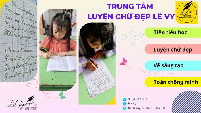 Không gian học tập lý tưởng tại Trung Tâm Luyện Chữ Đẹp Lê Vy