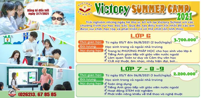 Hình ảnh khuôn viên hiện đại của Hệ thống Giáo dục Victory