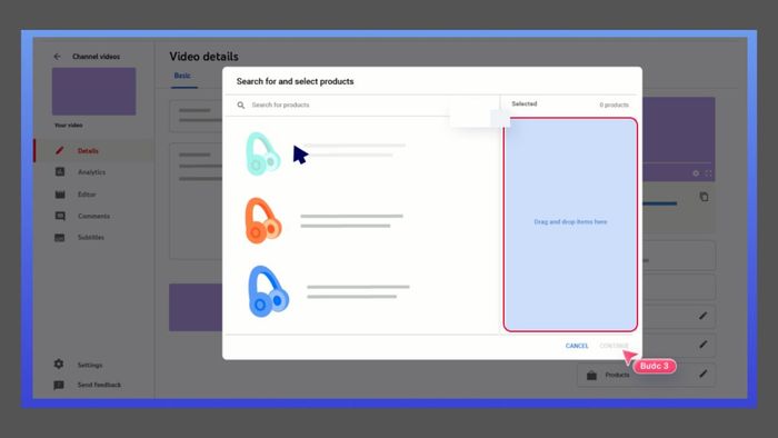 Hướng dẫn tích hợp sản phẩm vào video hiện có trên YouTube Shopping - Bước cuối cùng