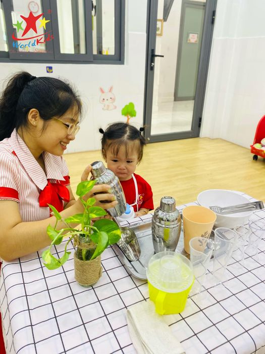 Hình ảnh khu vui chơi sáng tạo tại Worldkids Cơ sở 6 Thủ Đức