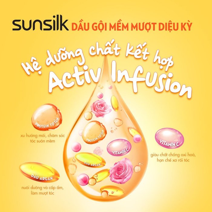 Sunsilk Mềm Mượt Diệu Kỳ - trải nghiệm chăm sóc tóc cao cấp với tinh chất Argan và protein tơ tằm quý giá
