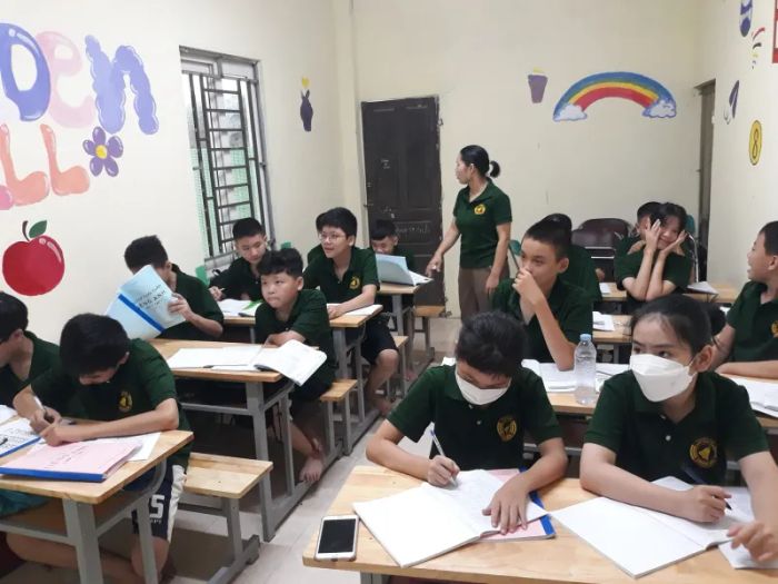 Không gian học tập hiện đại tại Anh ngữ Golden Bell
