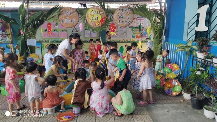 Những khoảnh khắc đáng yêu tại Trường Mầm non Anh Đào