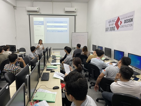 Trung tâm Đào tạo Kiến trúc CBS - Hình ảnh lớp học tiêu chuẩn Nhật Bản