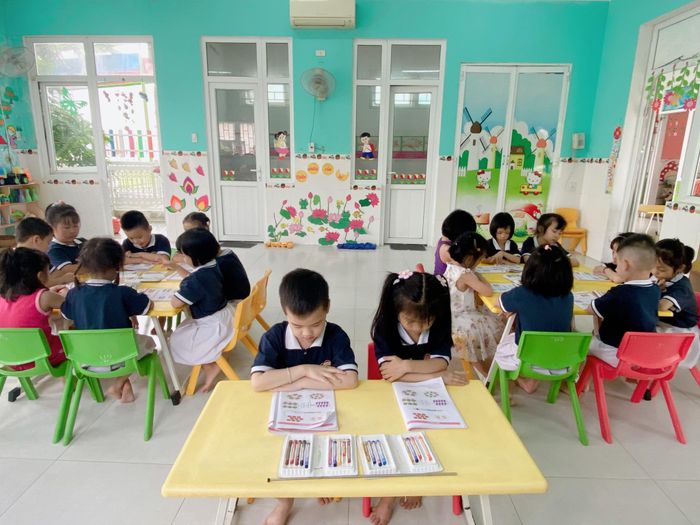 Không gian học tập tại Trường Mầm Non Vành Khuyên